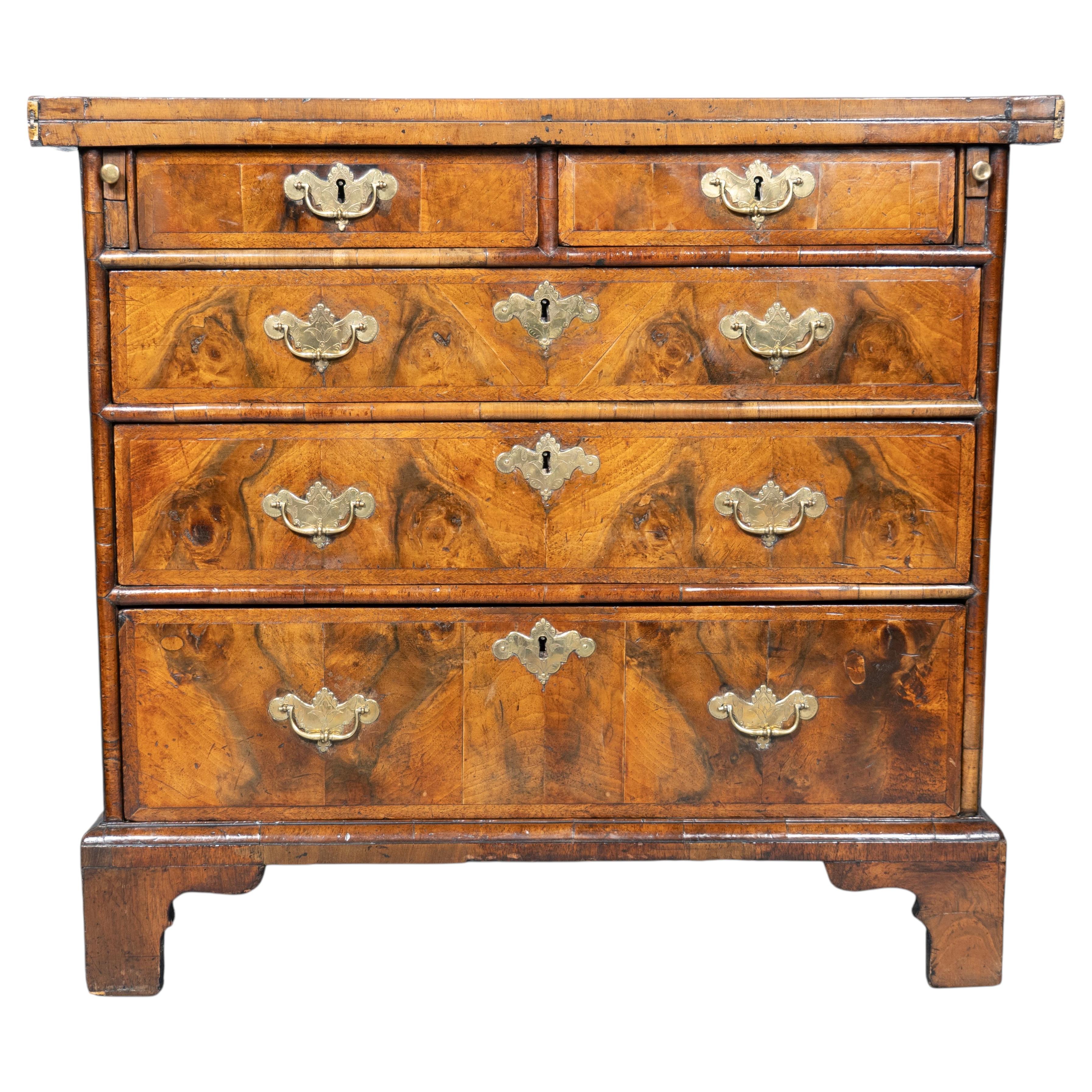 George I Walnut Bachelors Chest