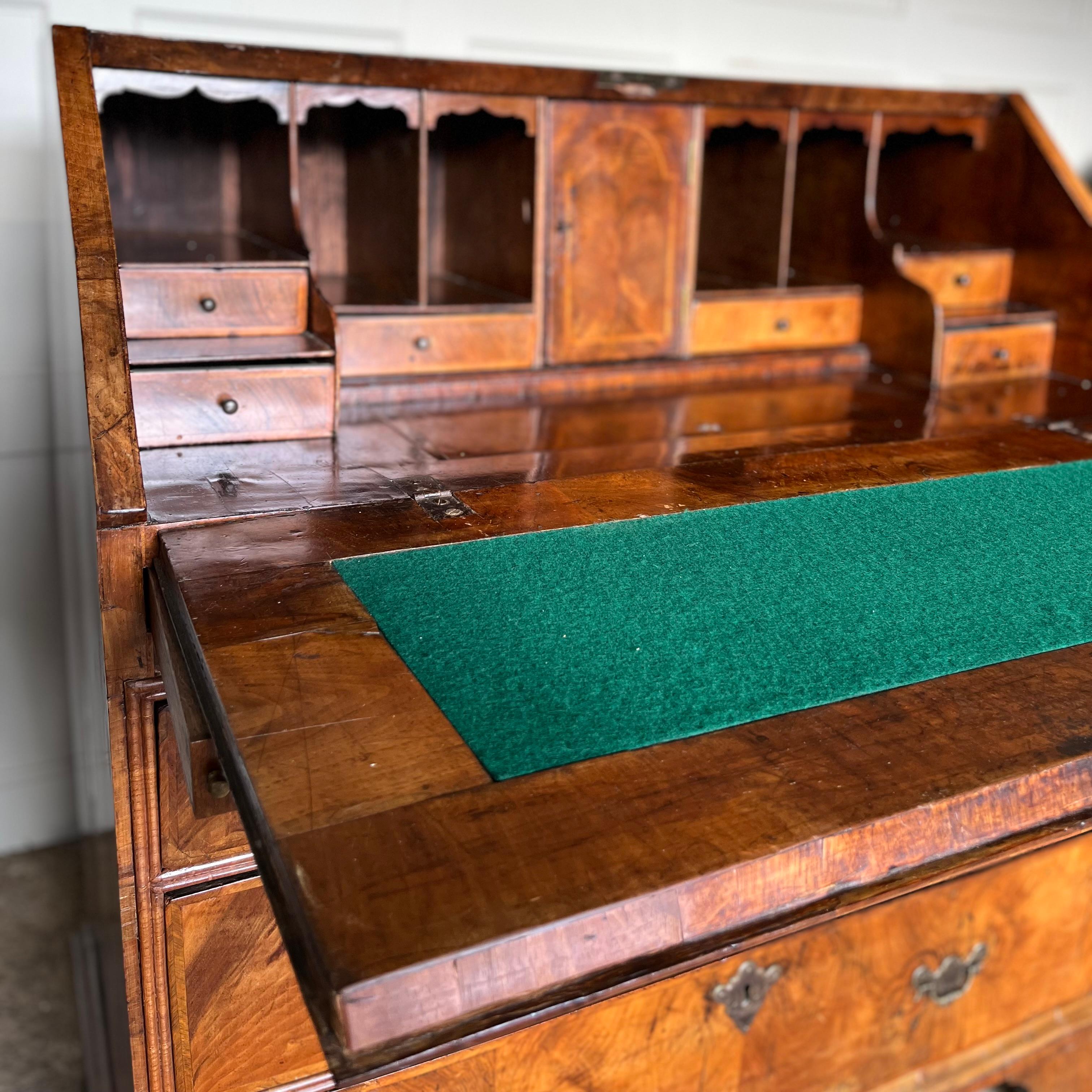 George I Walnut Bureau For Sale 4