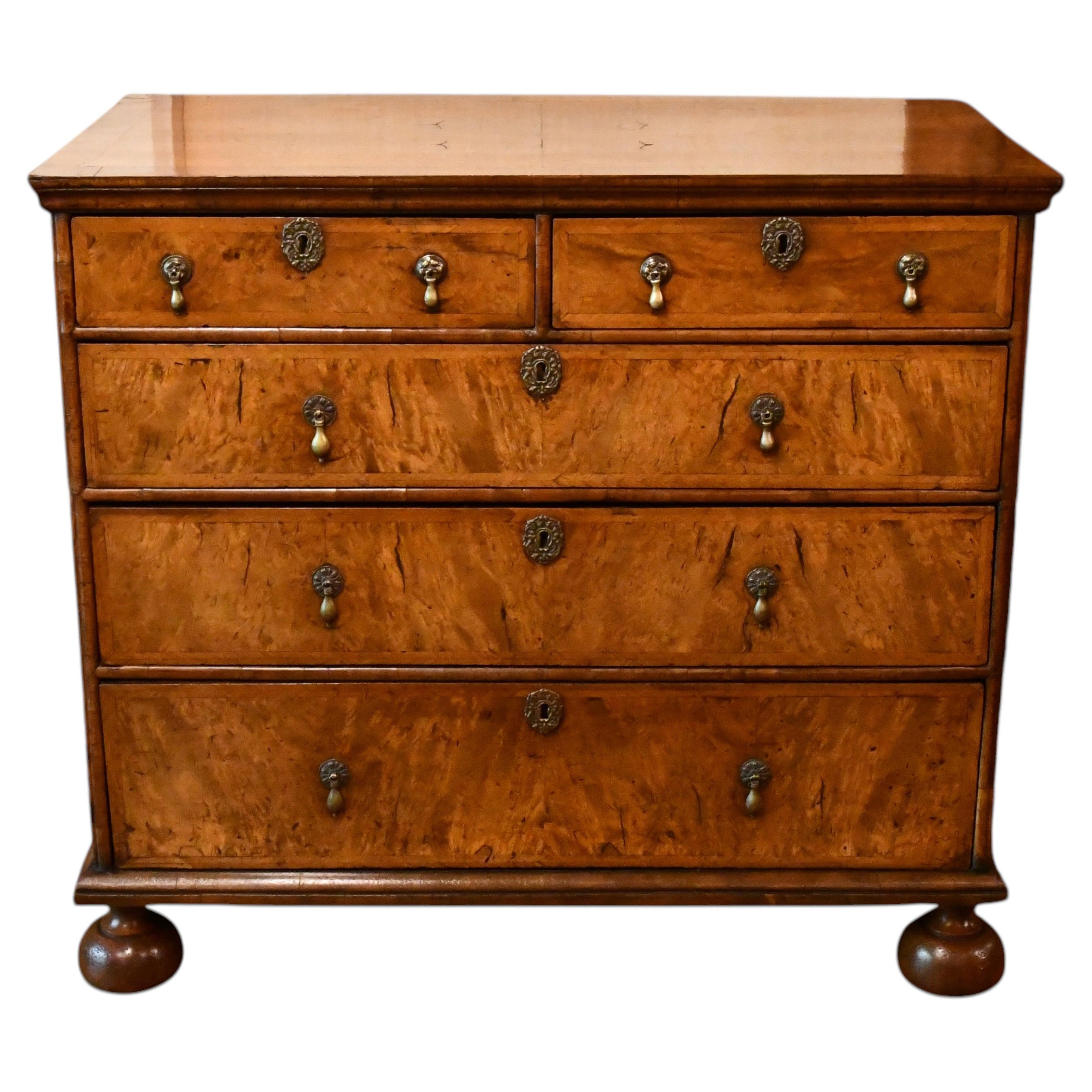 George I Walnut Chest of Drawers