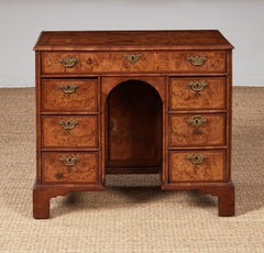 George I Walnut Desk or Dressing Table