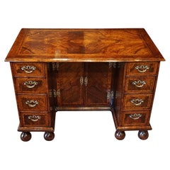 George I walnut kneehole