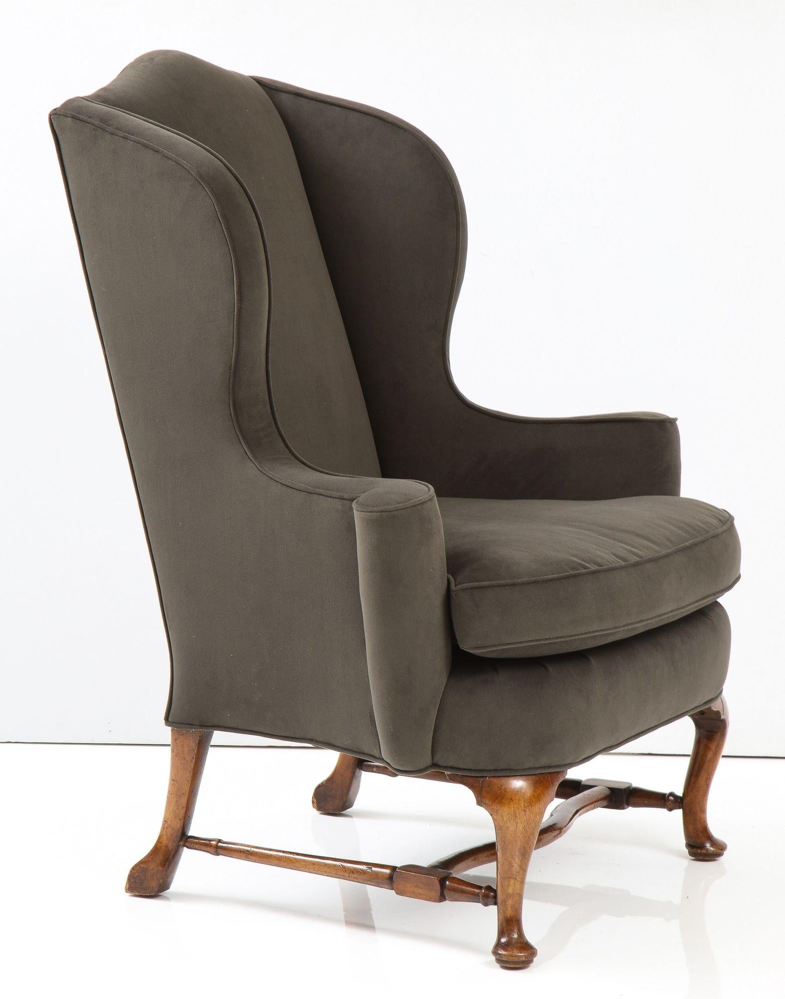 English George I Wing Armchair For Sale