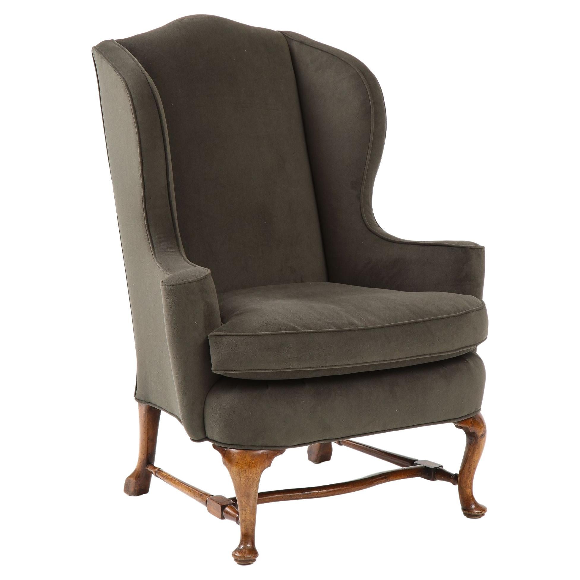 George I Wing Armchair For Sale