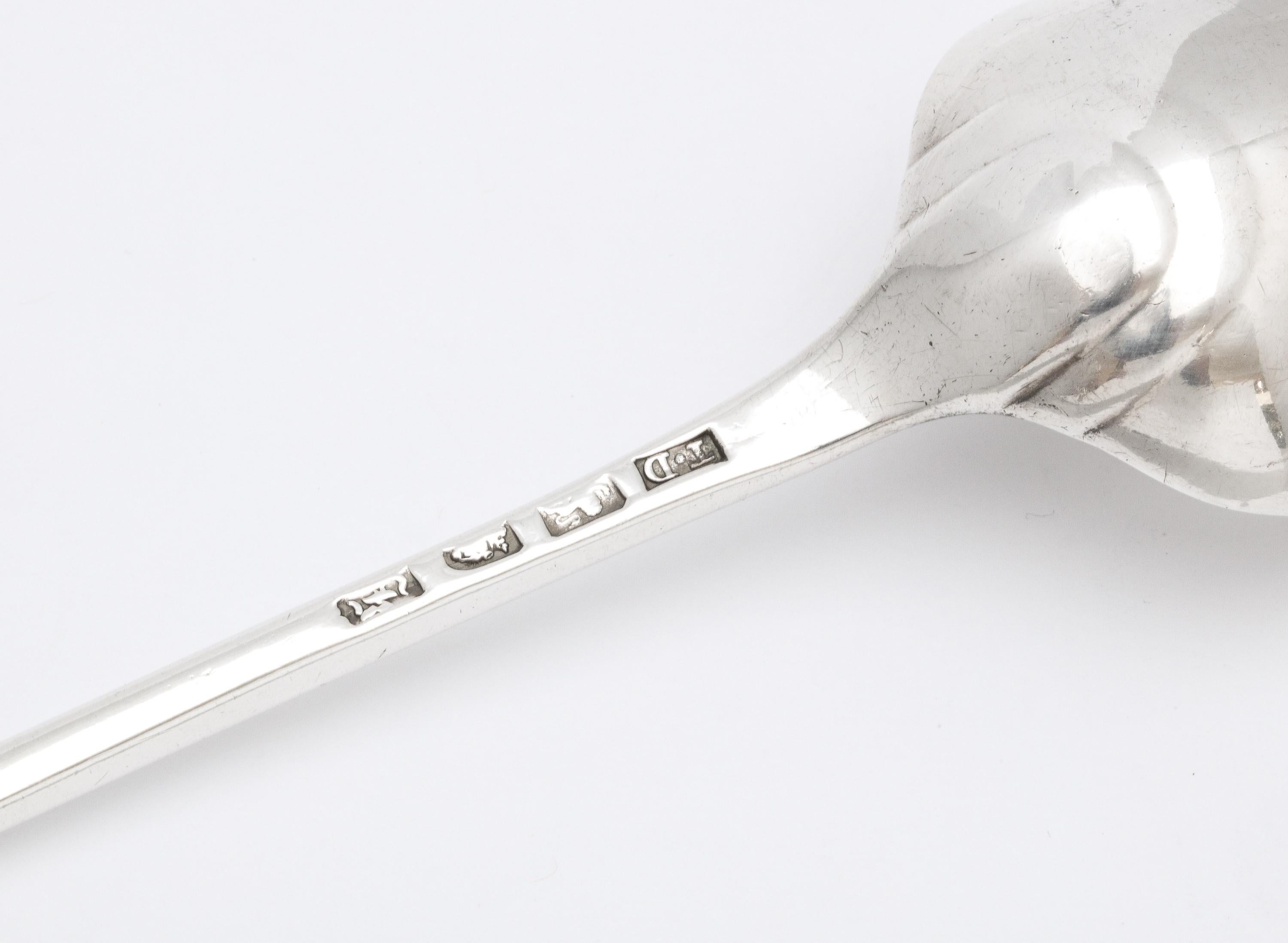 George II, 1742 Sterling Silver Onslow Pattern Stuffing Spoon 3
