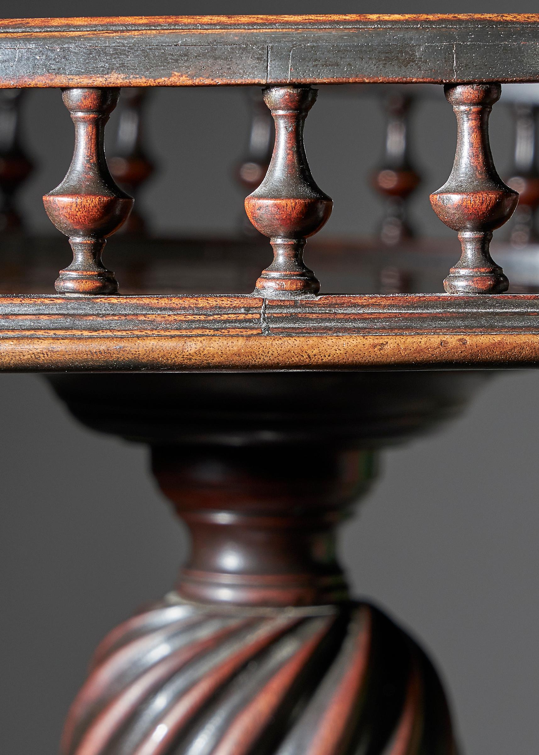 George II 18th Century Mahogany Torchiere For Sale 6