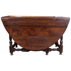 George II 18th Century Oak Gateleg Dining Table English