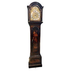 Antique George II 8 Day Striking Chinoiserie Longcase Clock by Royal Clockmaker