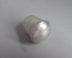 George II Antique Silver "Acorn" Nutmeg Grater by Samuel Meriton, 1750