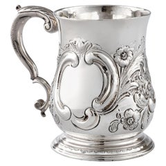 George II Antique Silver Tankard by Thomas Parr, London, 1748