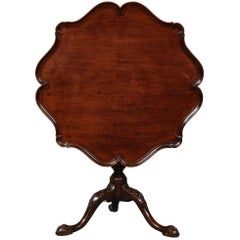 Antique George II Birdcage Tilt-Top Table