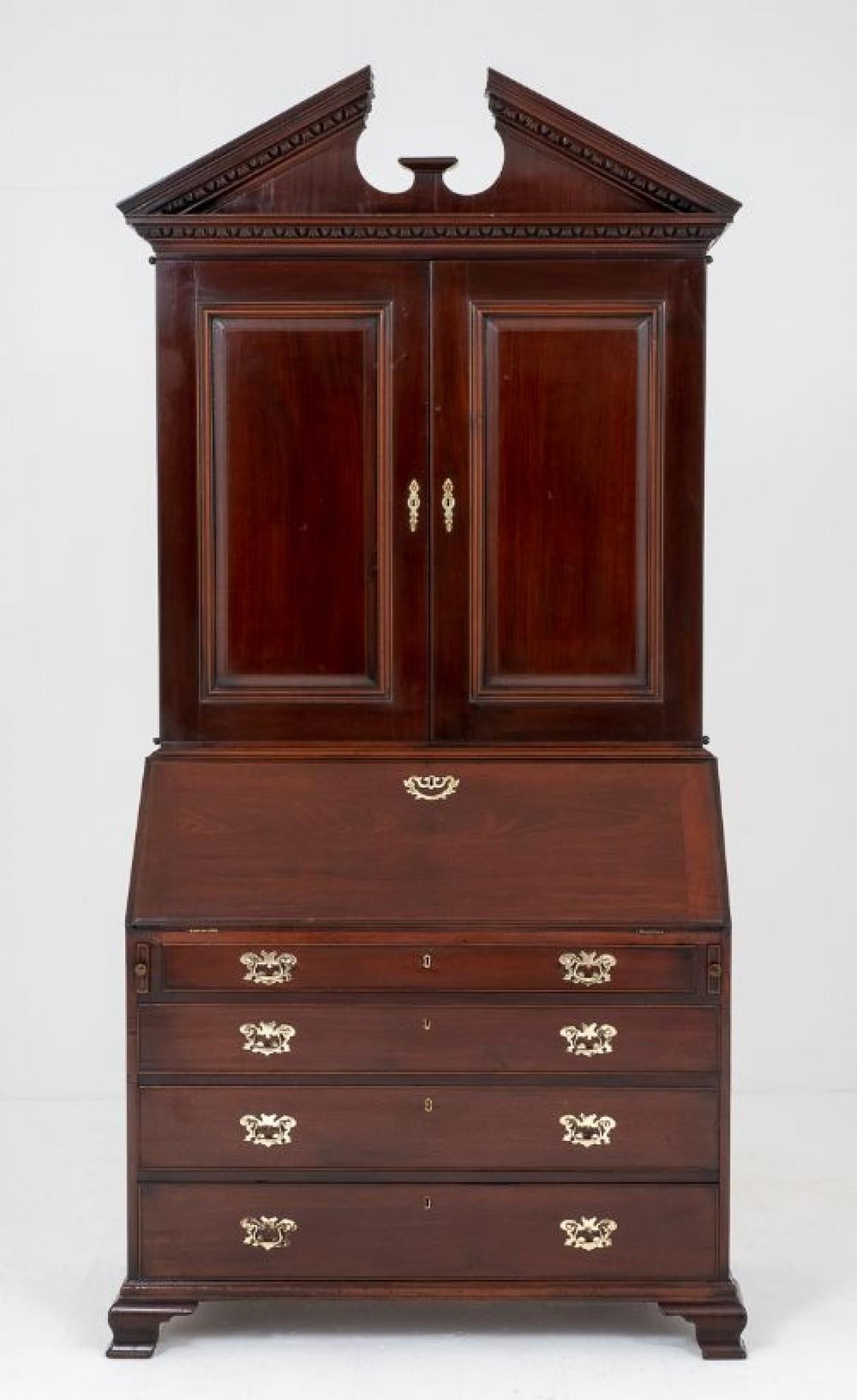 Giorgio II Libreria Bureau George II - Mogano del XVIII secolo in vendita