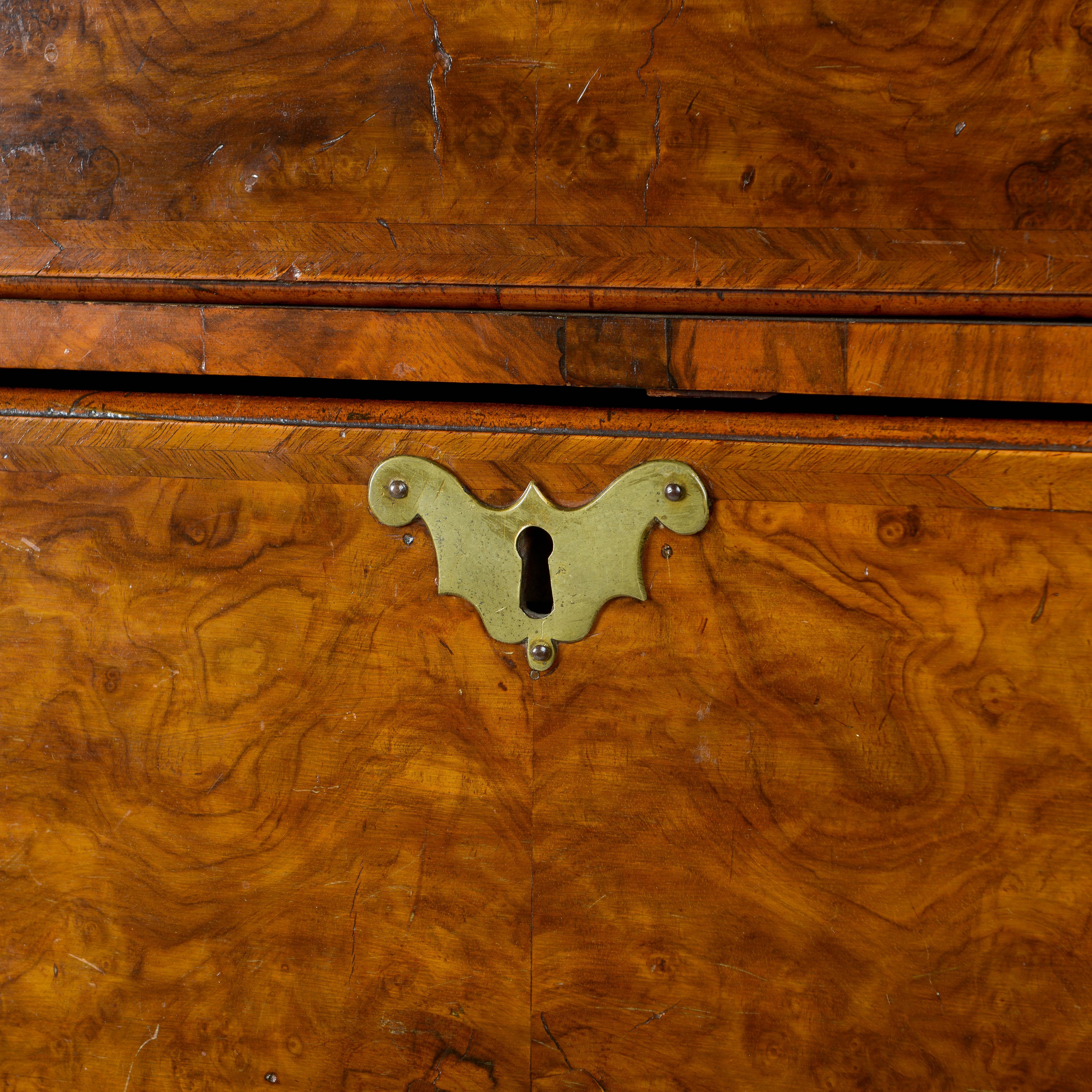 Cassapanca in radica di noce George II in vendita 1