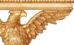 George II Carved Giltwood Eagle Console Tables, 19 Century