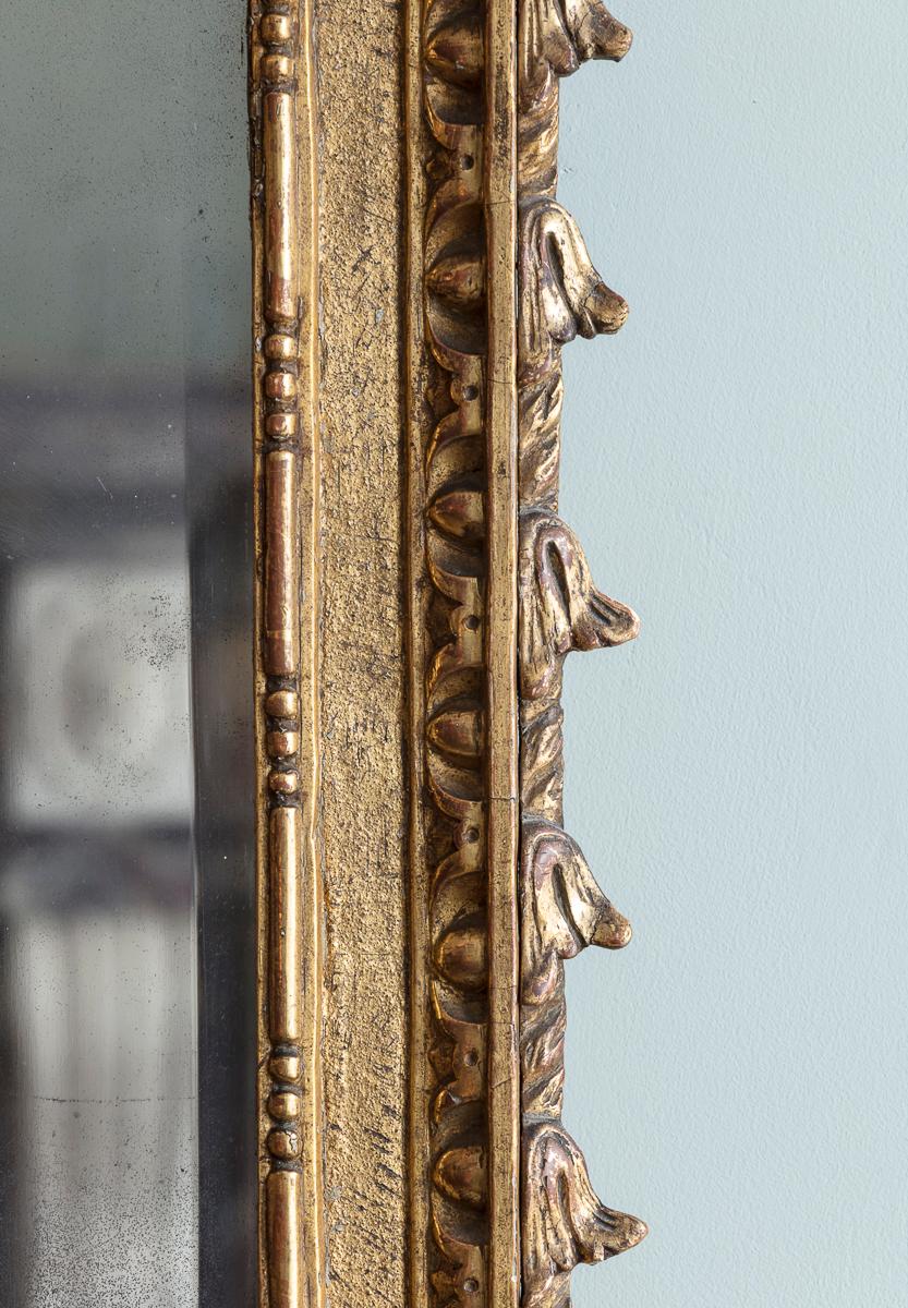 Palladianischer Spiegel aus geschnitztem Giltwood George II (George II.) im Angebot