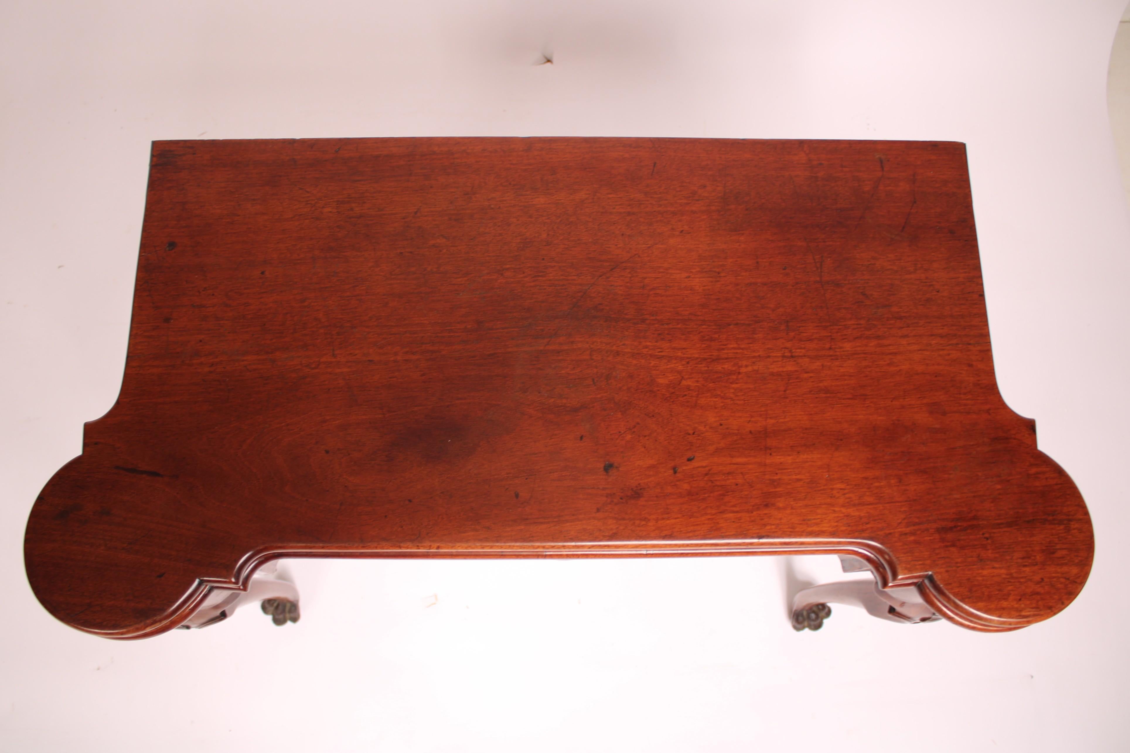 George II Carved Mahogany Games Table For Sale 5