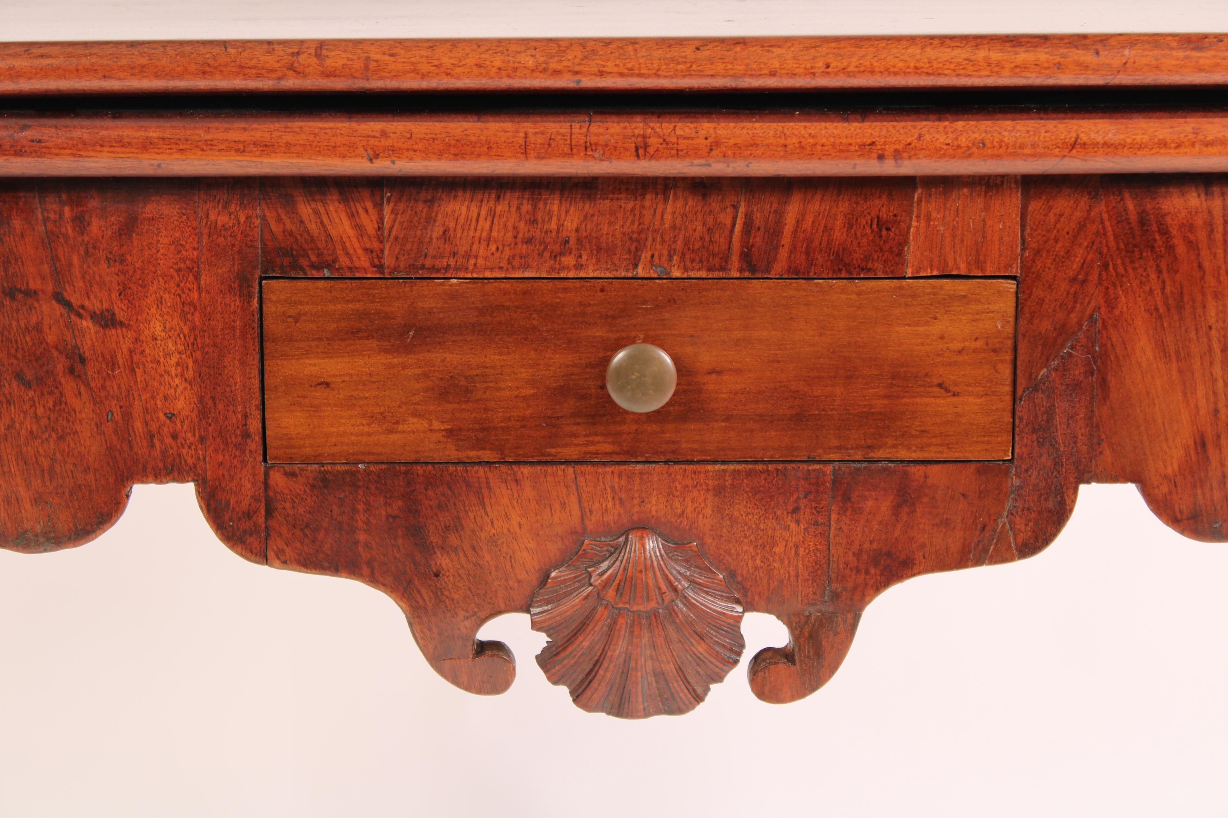 George II Carved Mahogany Games Table For Sale 6