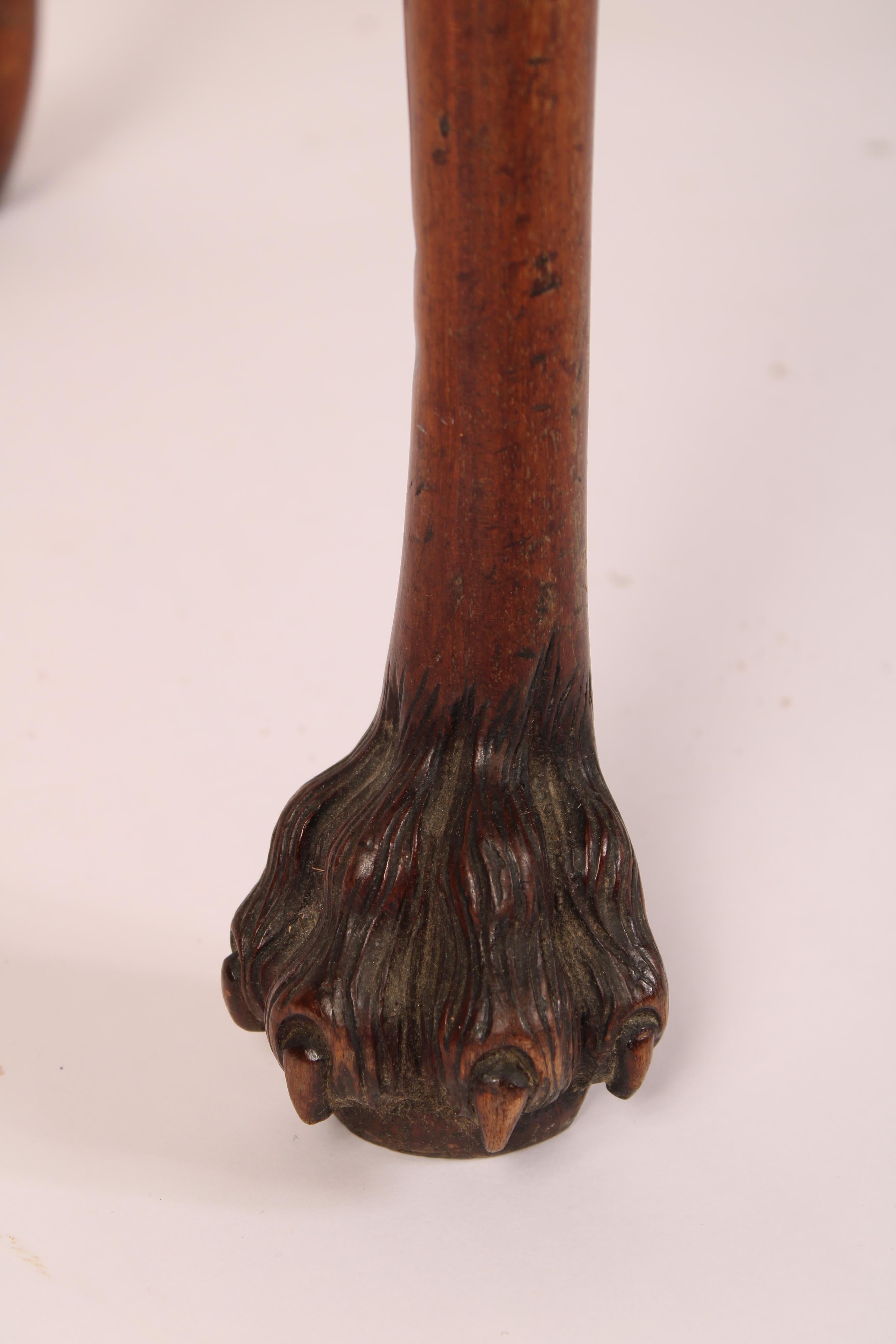 George II Carved Mahogany Games Table For Sale 9