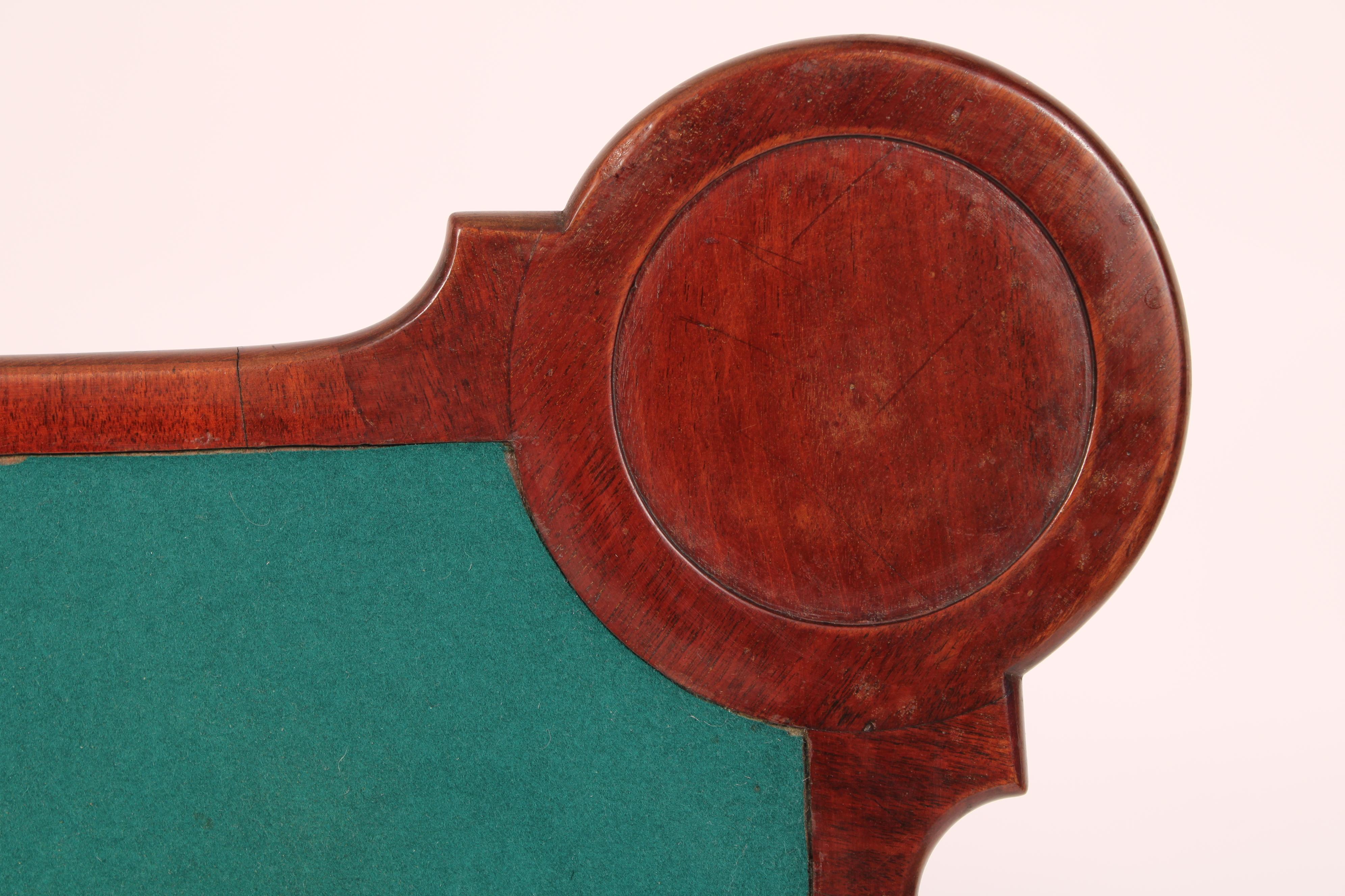 George II Carved Mahogany Games Table For Sale 4