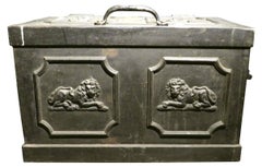 George II Cast Iron Strong Box Attributed to Humphrey Gainsborough