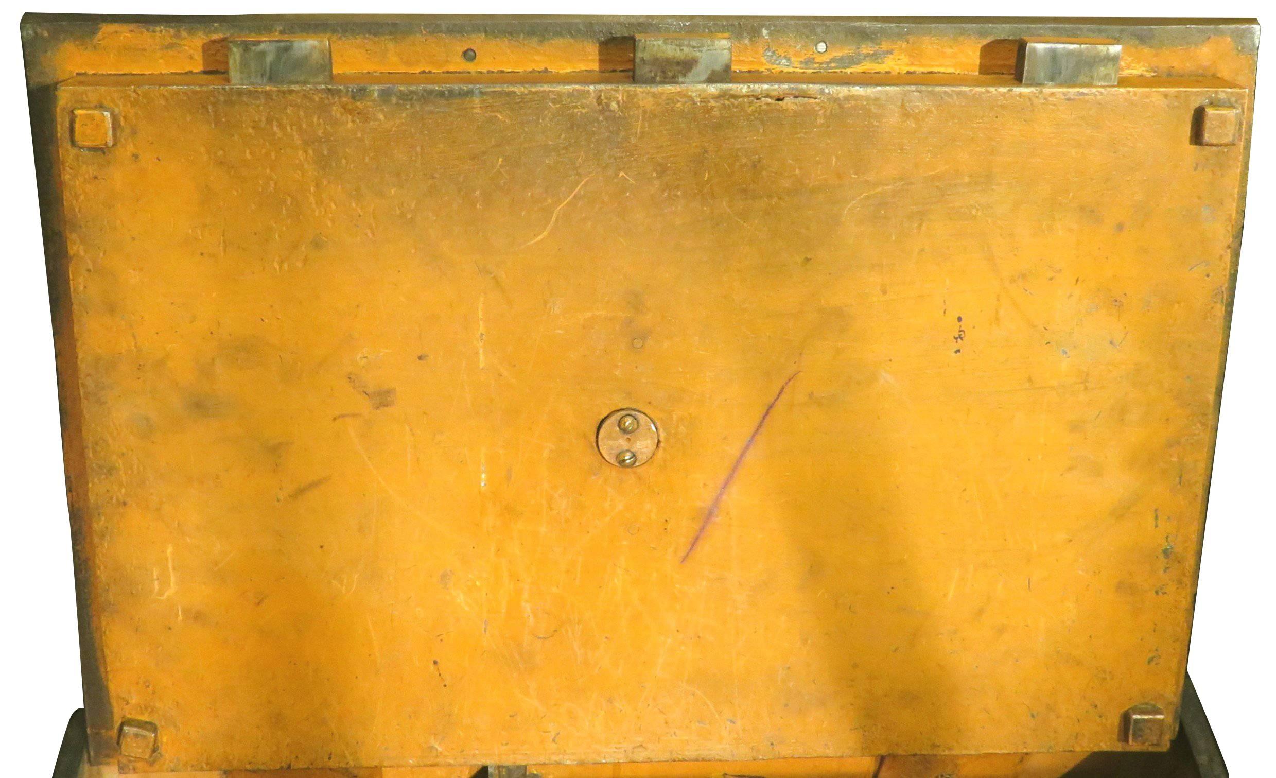18th Century George II Cast Iron Strong Box Attributed to Humphrey Gainsborough