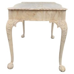 George II Center Library Table In A Bleached Mahogany Finish