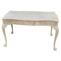 George II Center Library Table In A Bleached Mahogany Finish