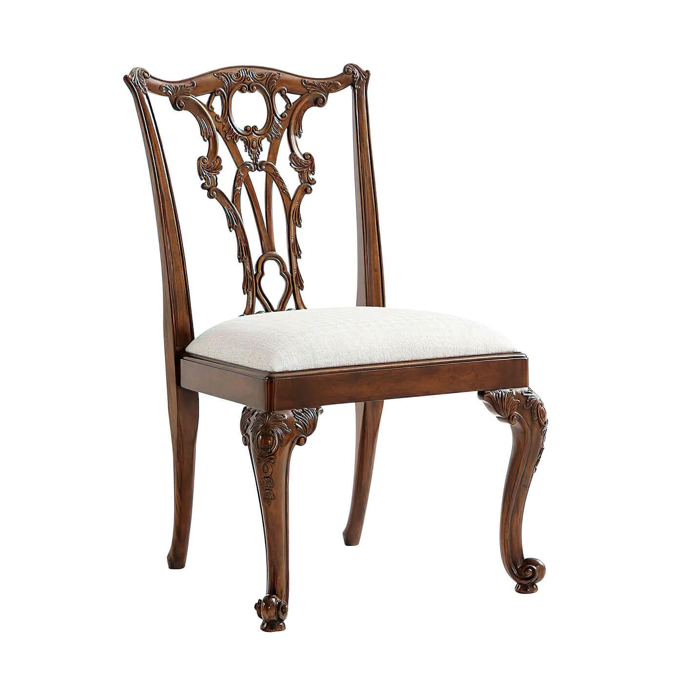 Vietnamese George II Chippendale Style Dining Chair