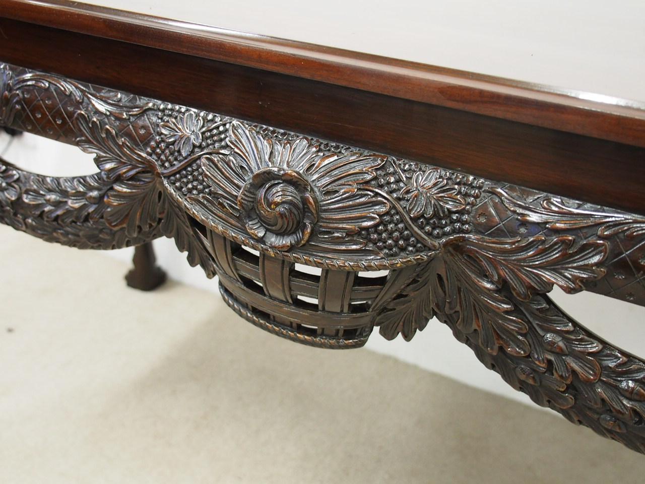 George II Chippendale Style Mahogany Hall Table For Sale 5