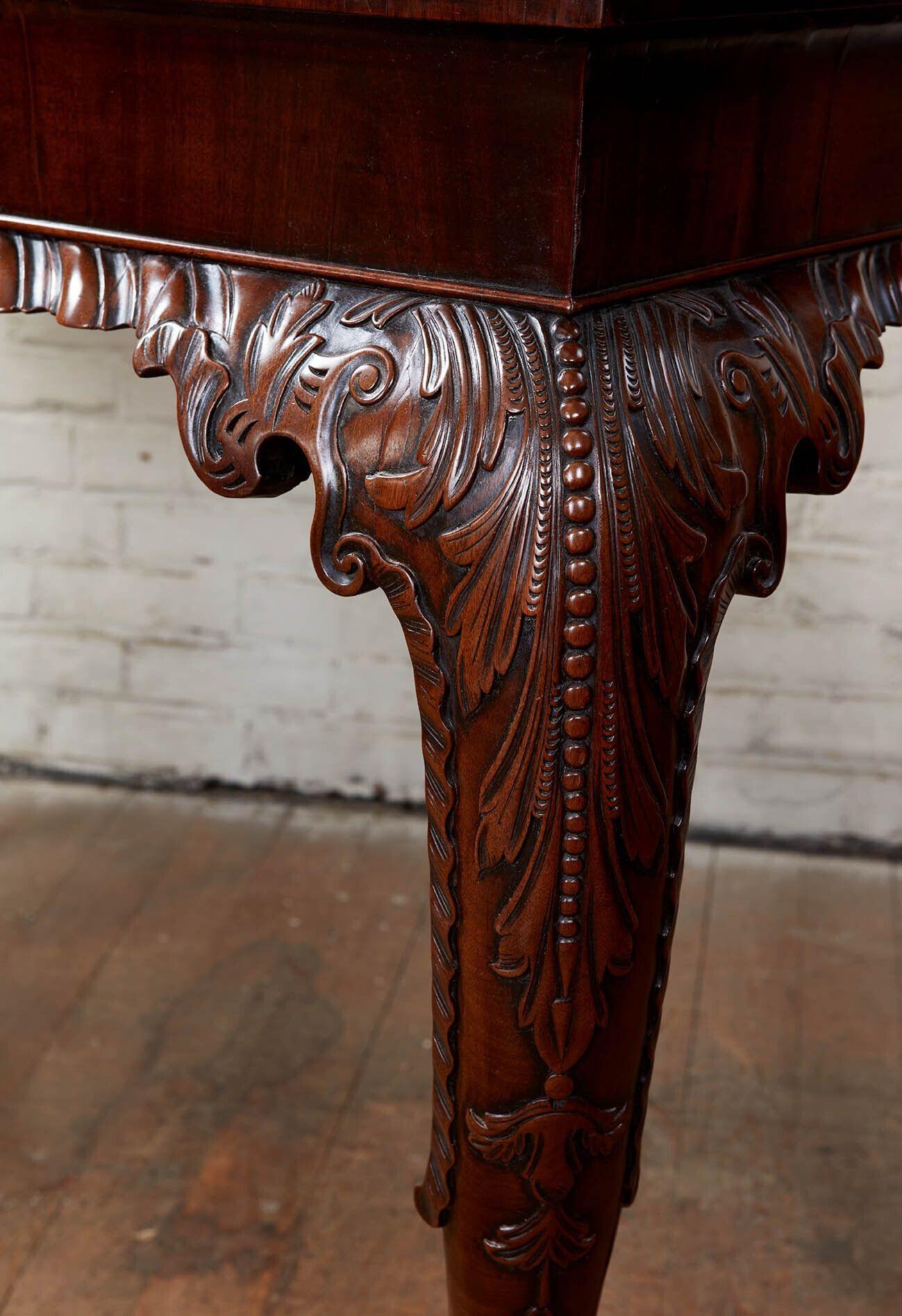 Carved George II Console Table For Sale