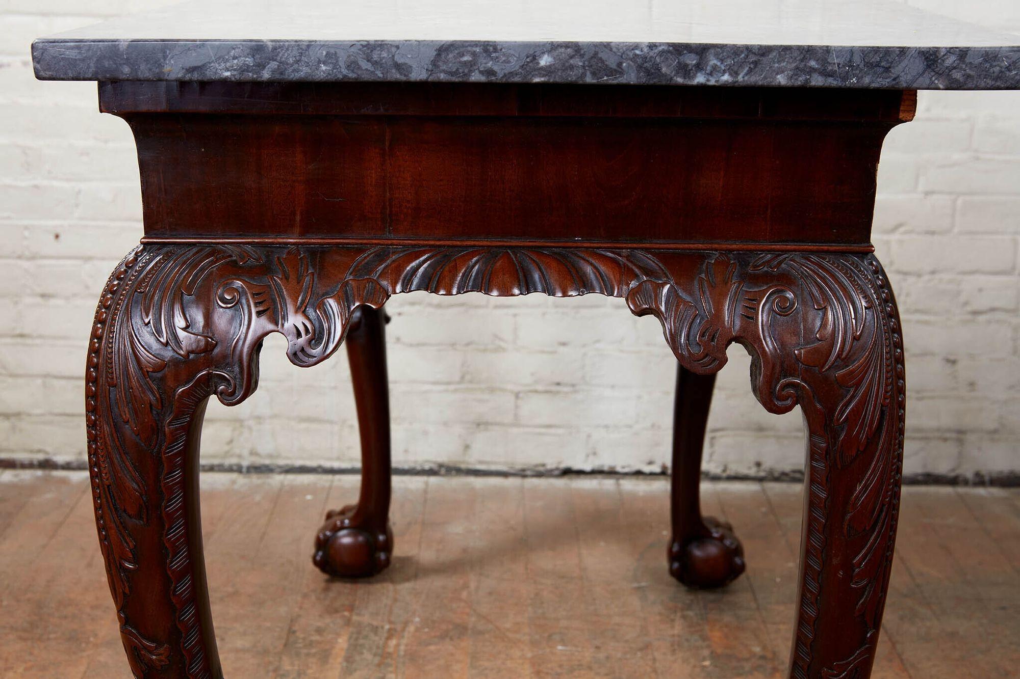 Marble George II Console Table For Sale