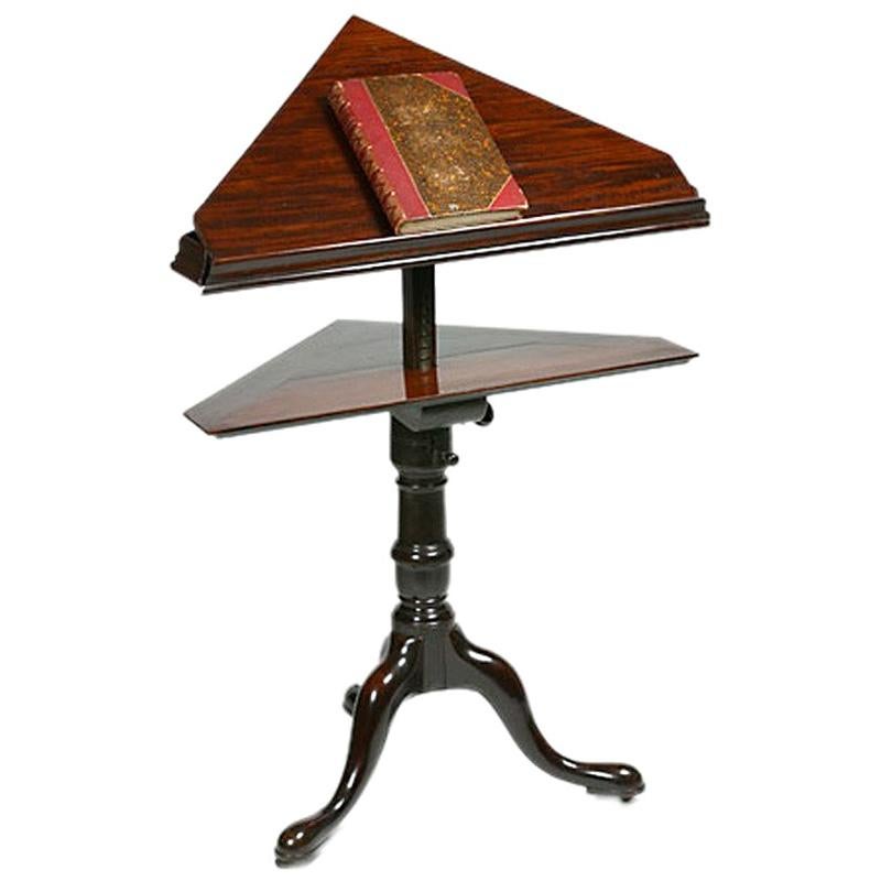 George II corner reading stand For Sale
