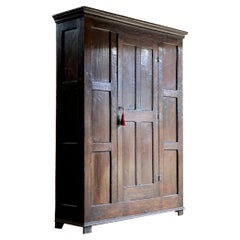 George II English Oak Housekeepers Cupboard Pantry 18th Century, Circa 1750