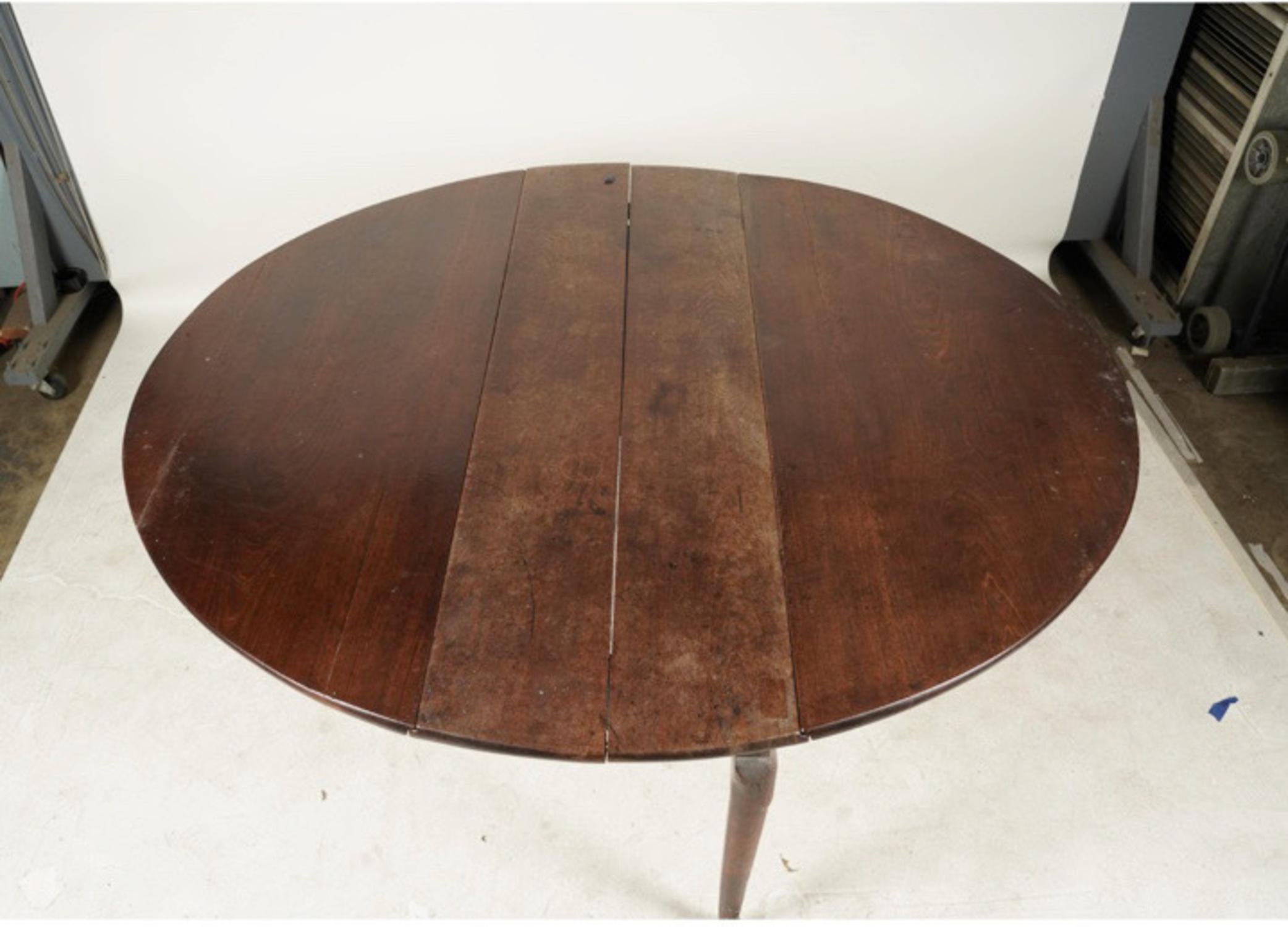 Mesa de comedor George II Gateleg Roble en venta