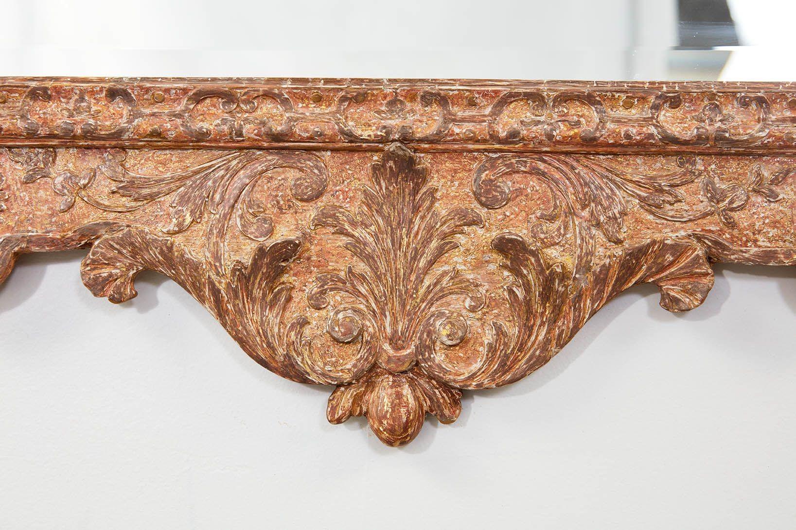 English George II Giltwood Mirror