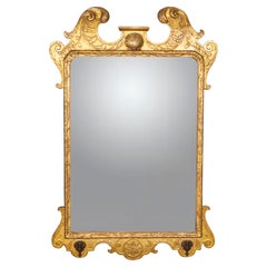 Antique George II Giltwood Mirror