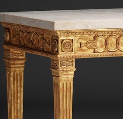 George II Guilloche Side Table