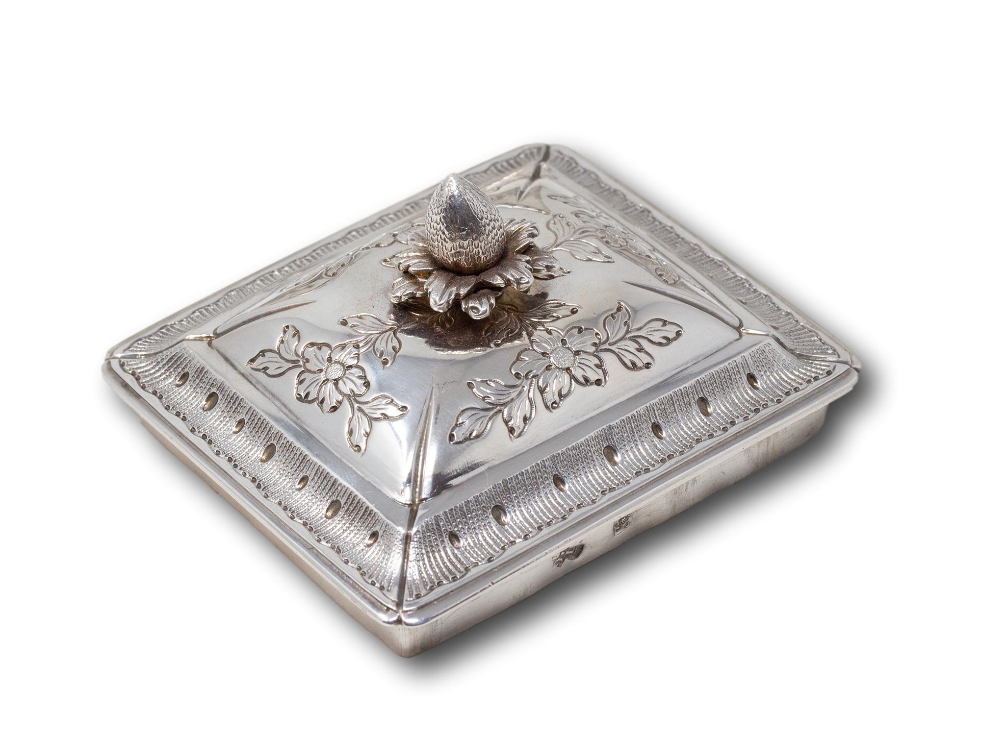 George II Harewood Inlaid Tea Chest Pierre Gillois 5