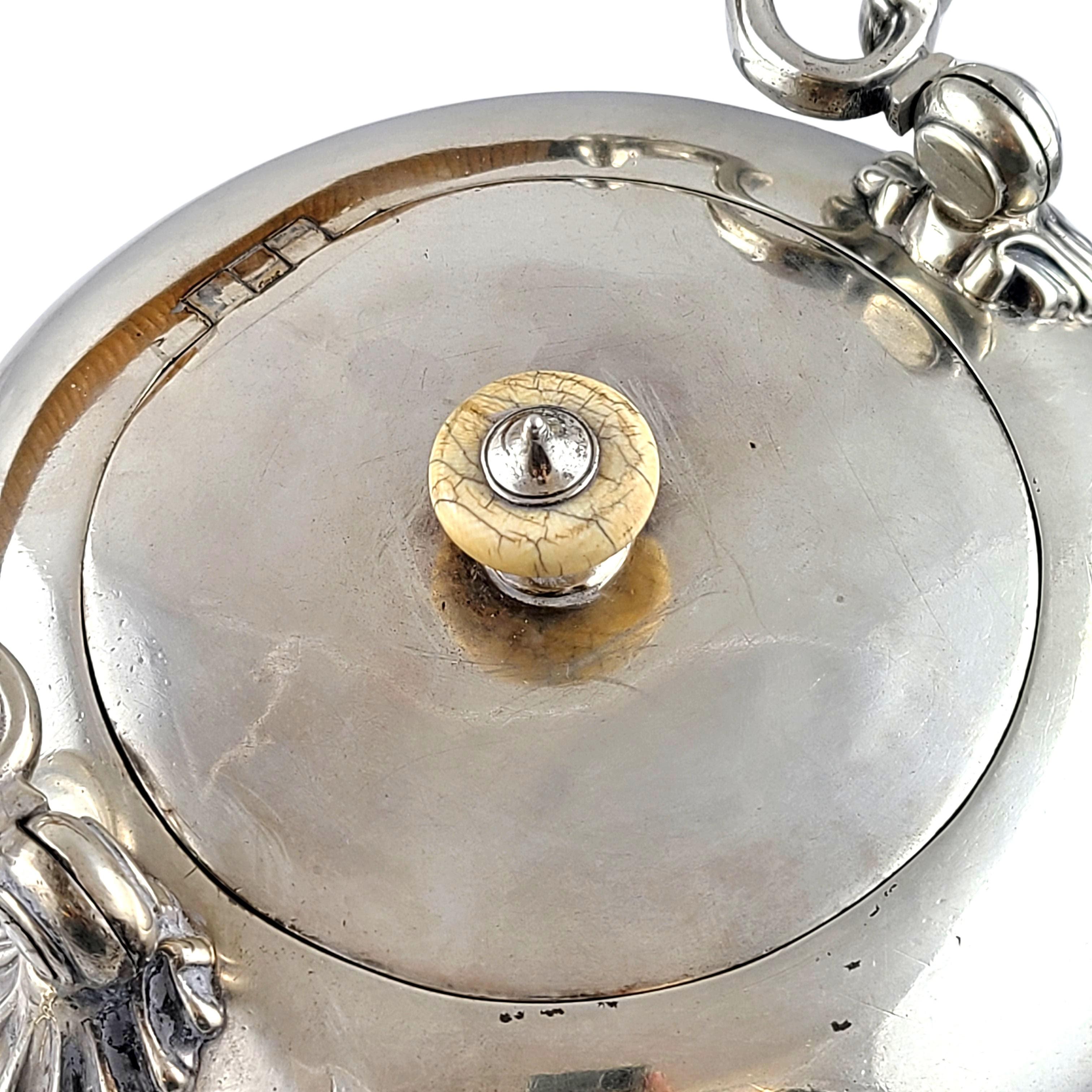George II Humphrey Payne London Sterling Silver Teapot, 1748 In Good Condition For Sale In Washington Depot, CT