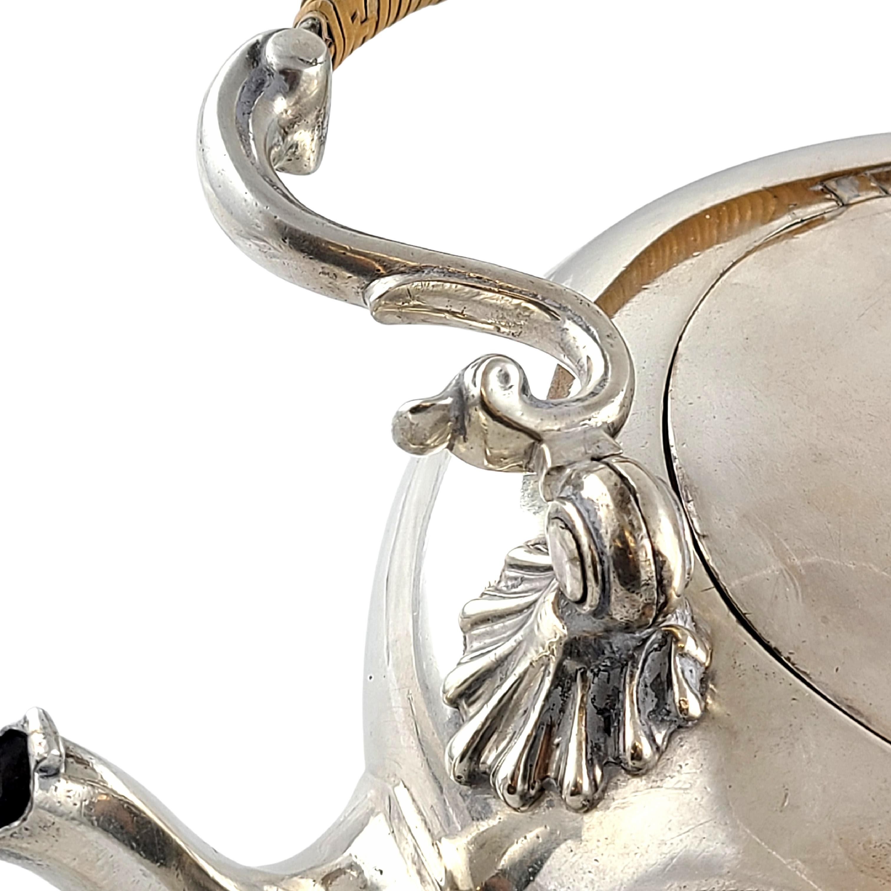 George II Humphrey Payne London Sterling Silver Teapot, 1748 For Sale 1