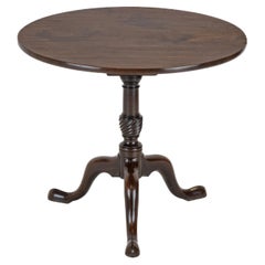 George II - III period Mahogany Birdcage Tripod Supper / Wine Table Circa 1760 -