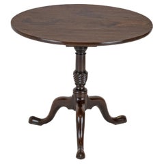 George II - III period Mahogany Birdcage Tripod Supper / Wine Table Circa 1760 -