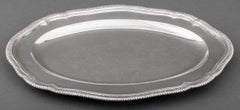 George II Irish Sterling Silver Tray, 1735