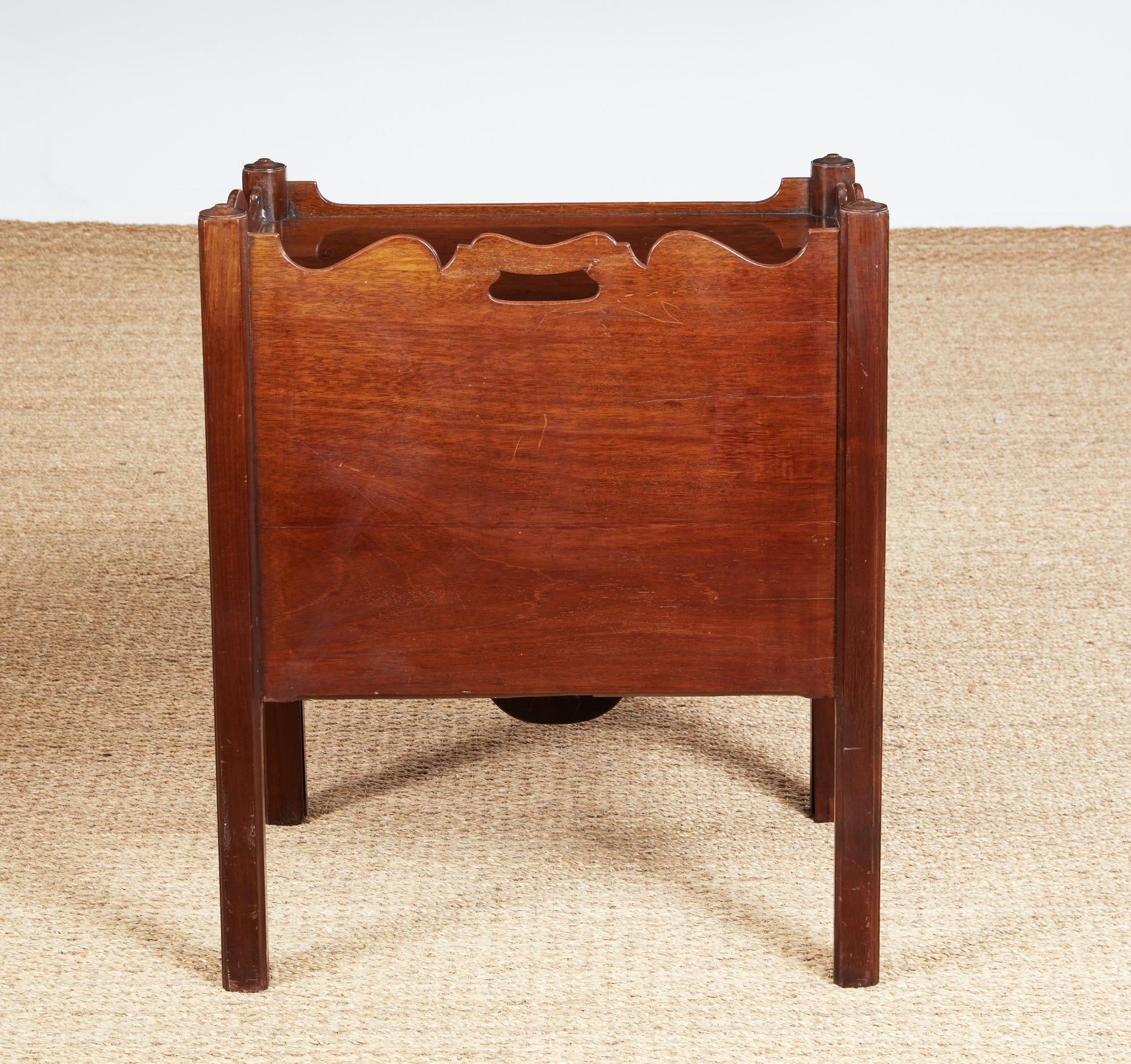 George II Mahogany Bedside Cupboard For Sale 11