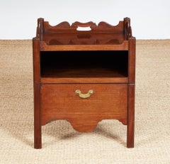 George II Mahogany Bedside Cupboard