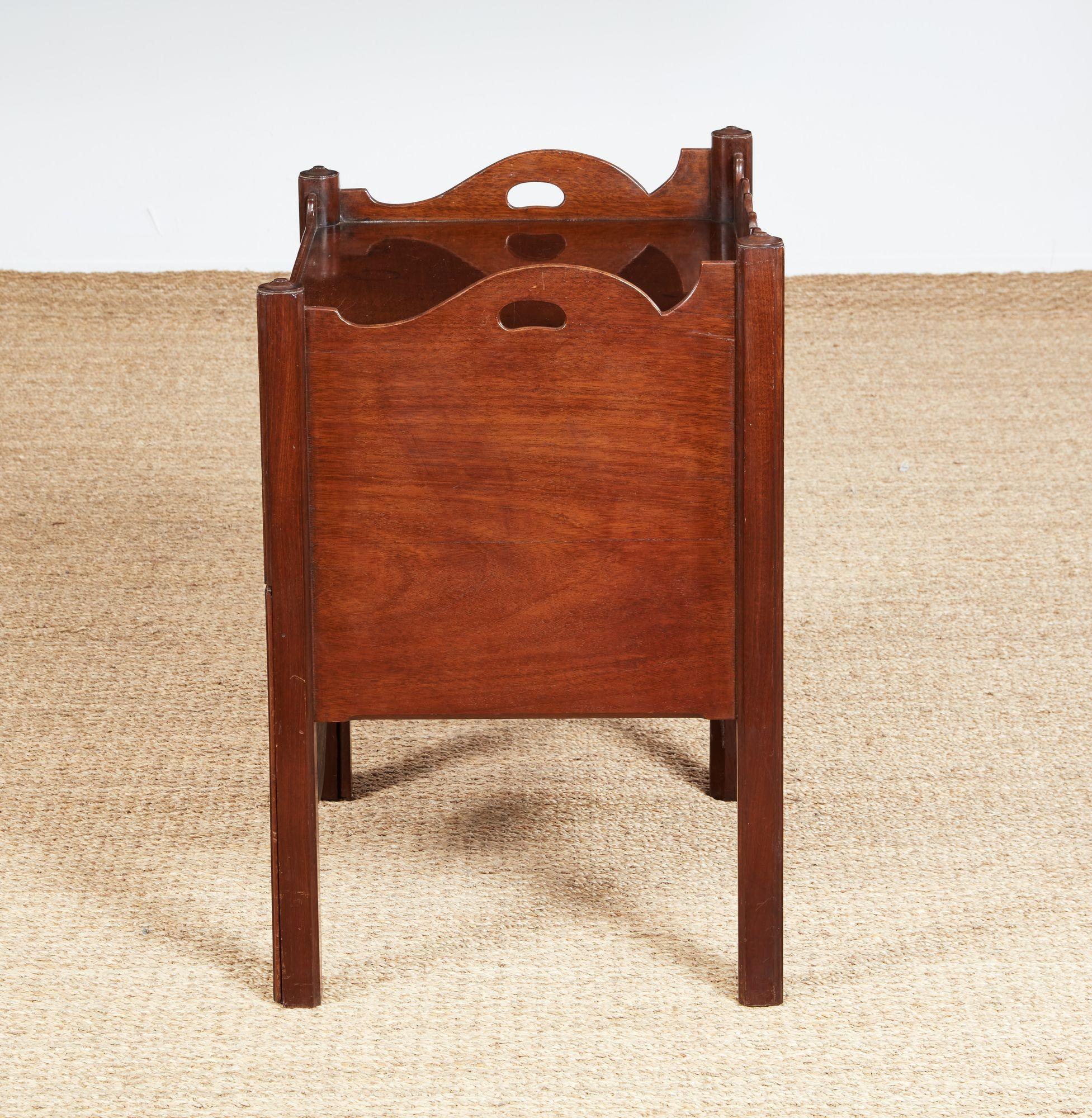 18th Century George II Mahogany Bedside Cupboard For Sale