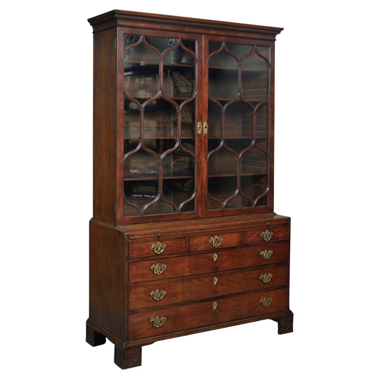 II Mahogany Bookcase For Sale at 1stDibs