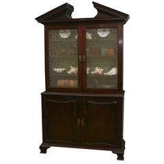 George II Mahogany Bookcase or Cabinet