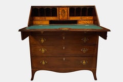 George II Mahogany Bureau