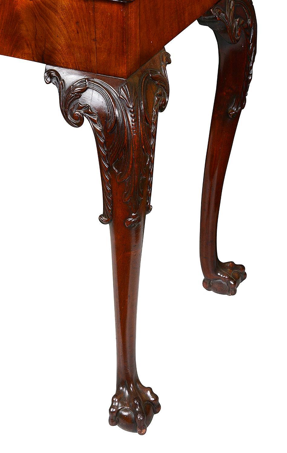 Chippendale George II Mahogany card table, circa 1760 For Sale