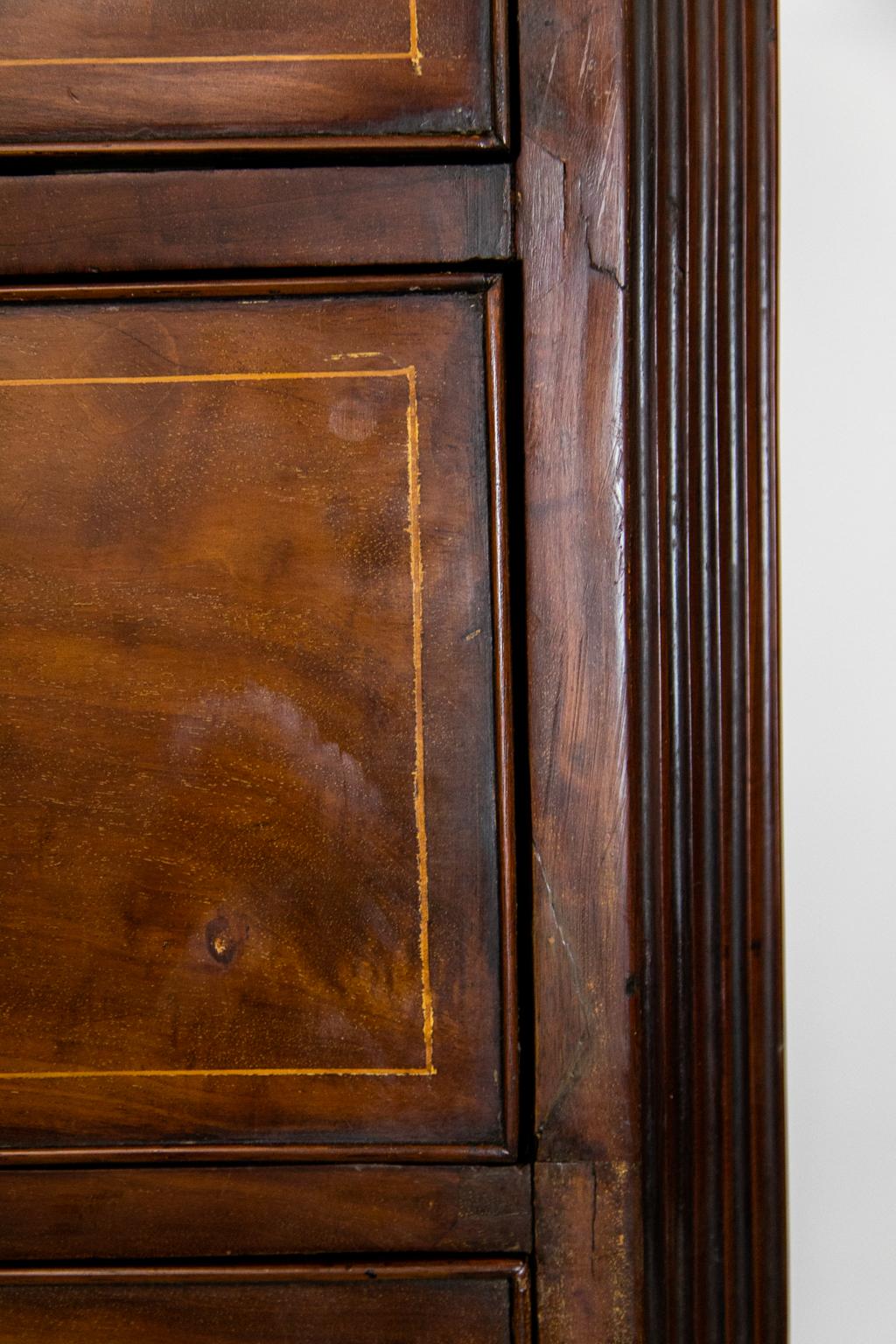 George II Mahogany Chest on Chest For Sale 1